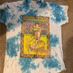 Buckle Blue and White Tie-Dye Tee